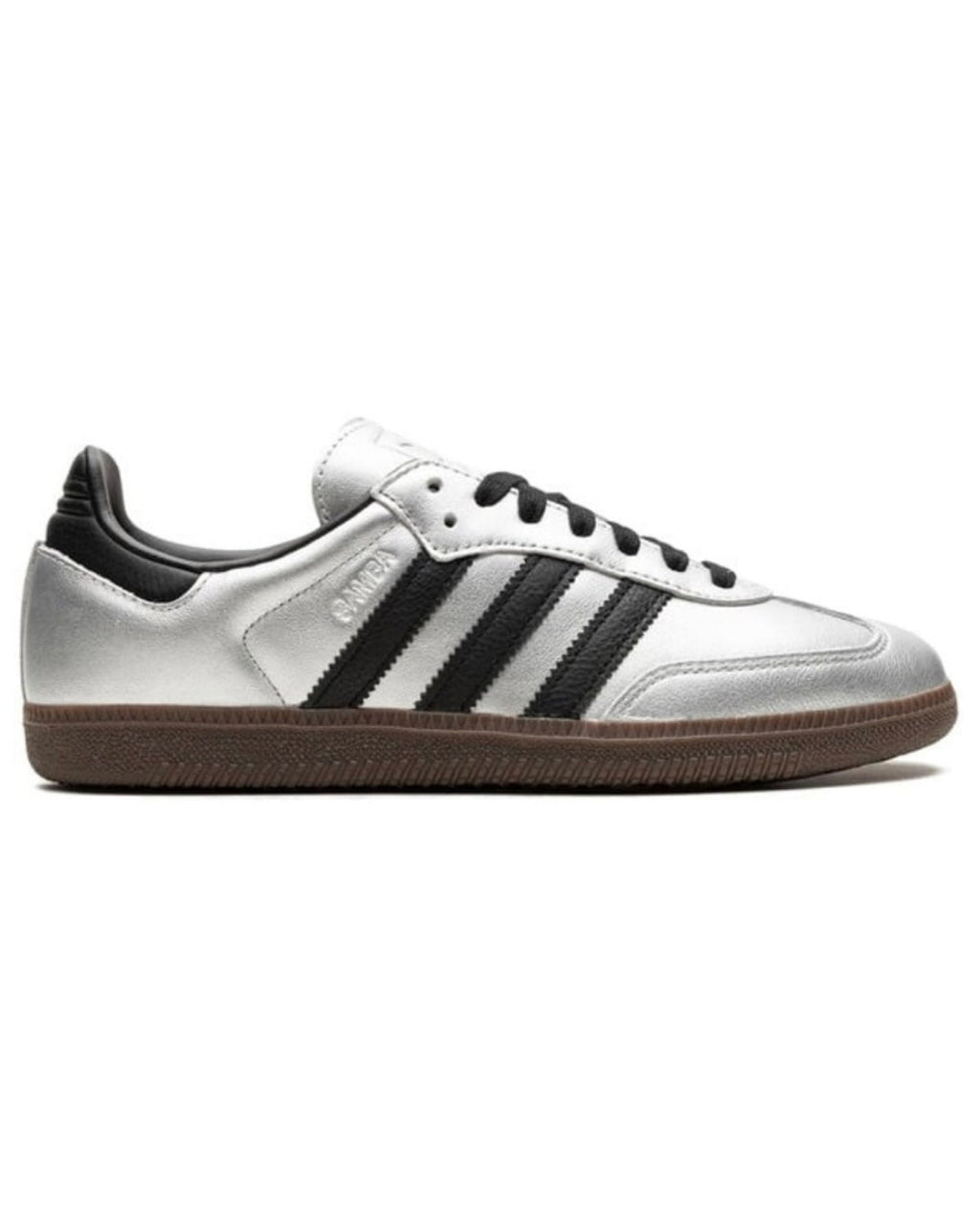 Adidas Samba OG “Silver Metallic/Black/Gum”