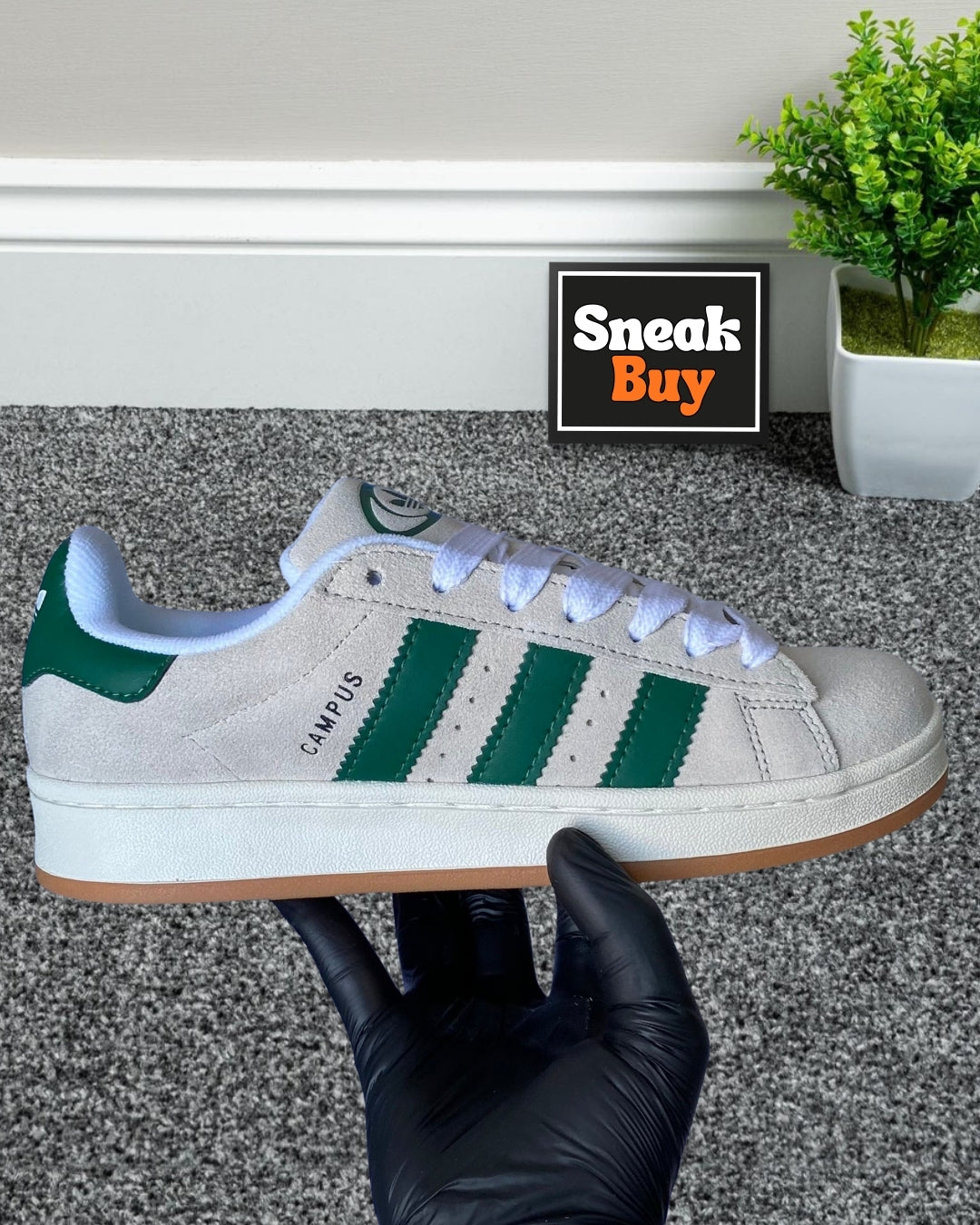 Adidas Campus 00s “Crystal/White/Dark Green”