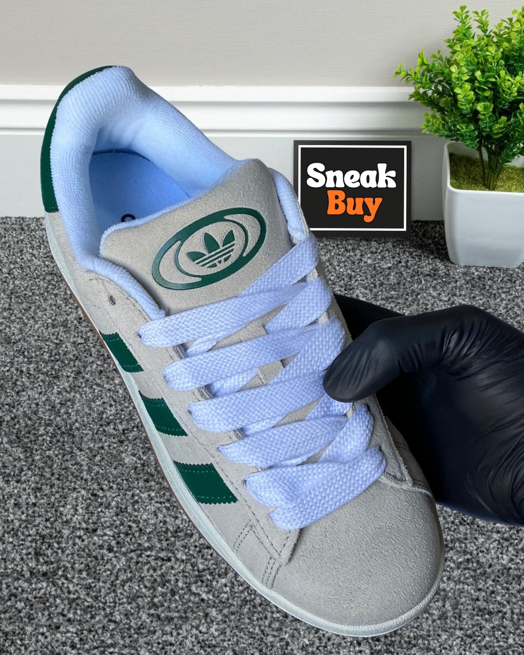 Adidas Campus 00s “Crystal/White/Dark Green”