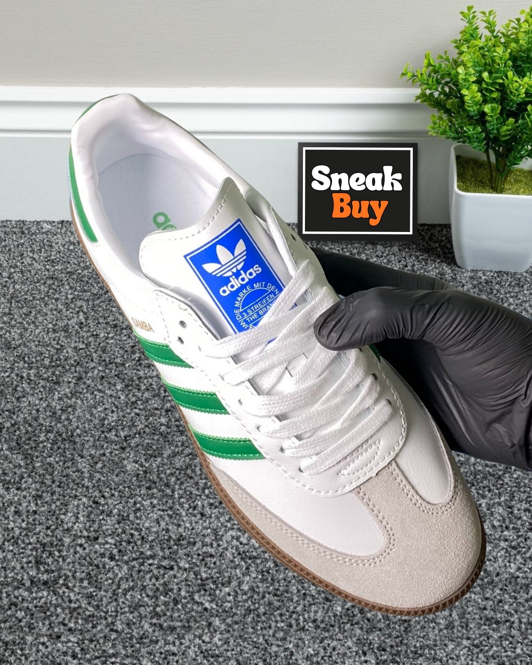 Adidas Samba “White Green”