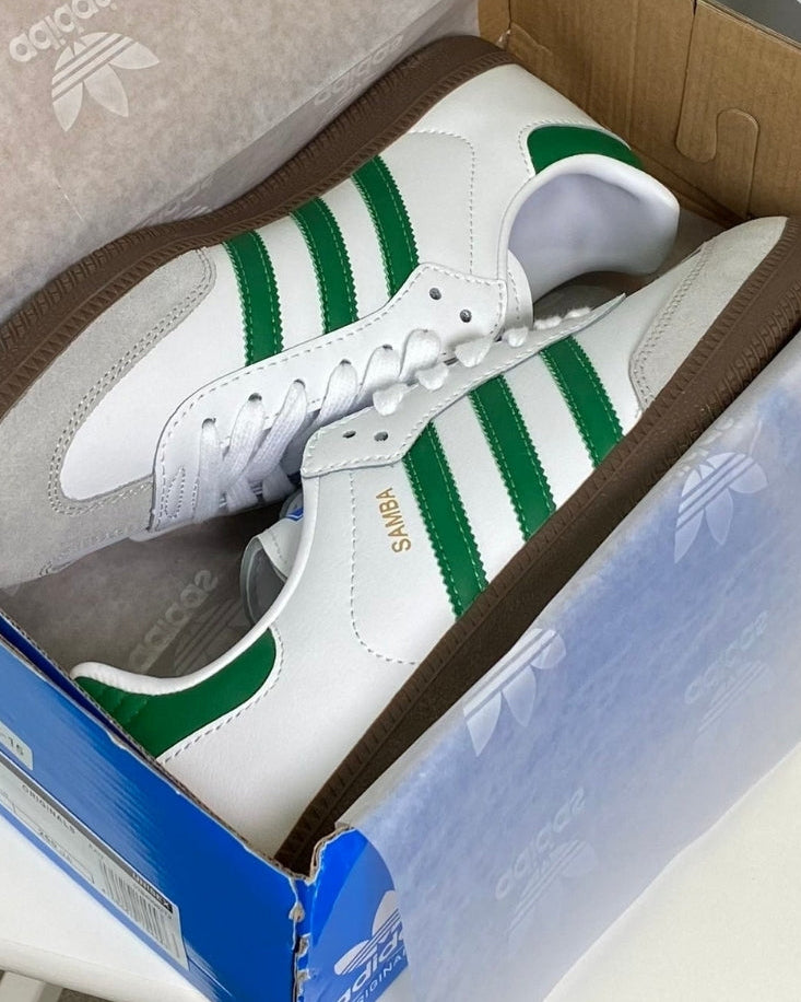 Adidas Samba “White Green”