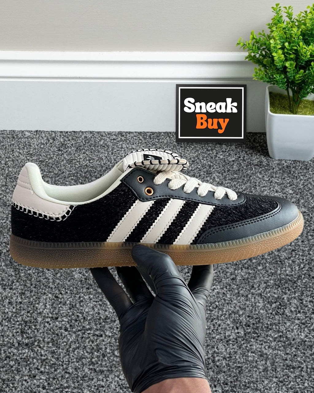Adidas Samba Pony Tonal Wales Bonner “Core Black”