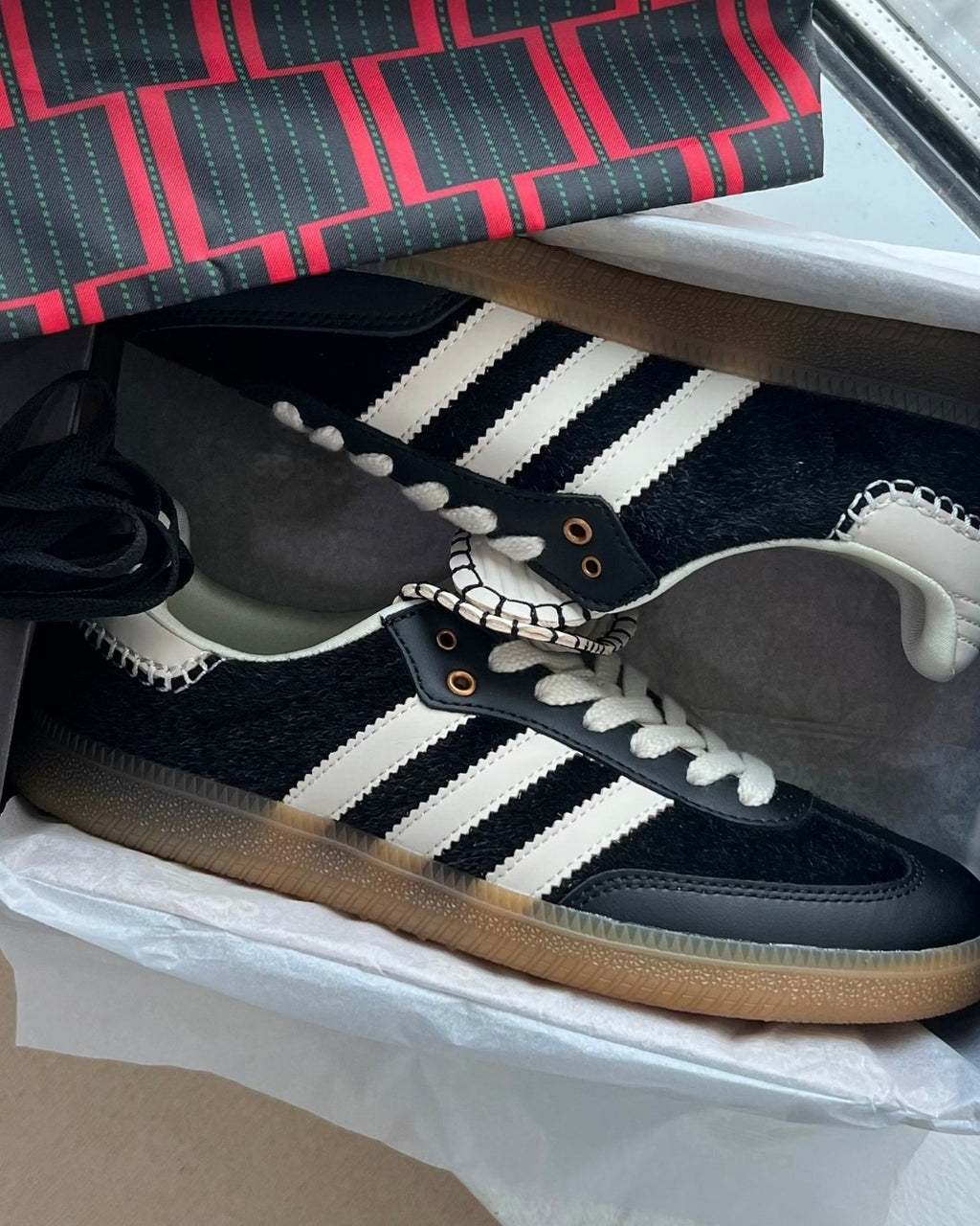 Adidas Samba Pony Tonal Wales Bonner “Core Black”