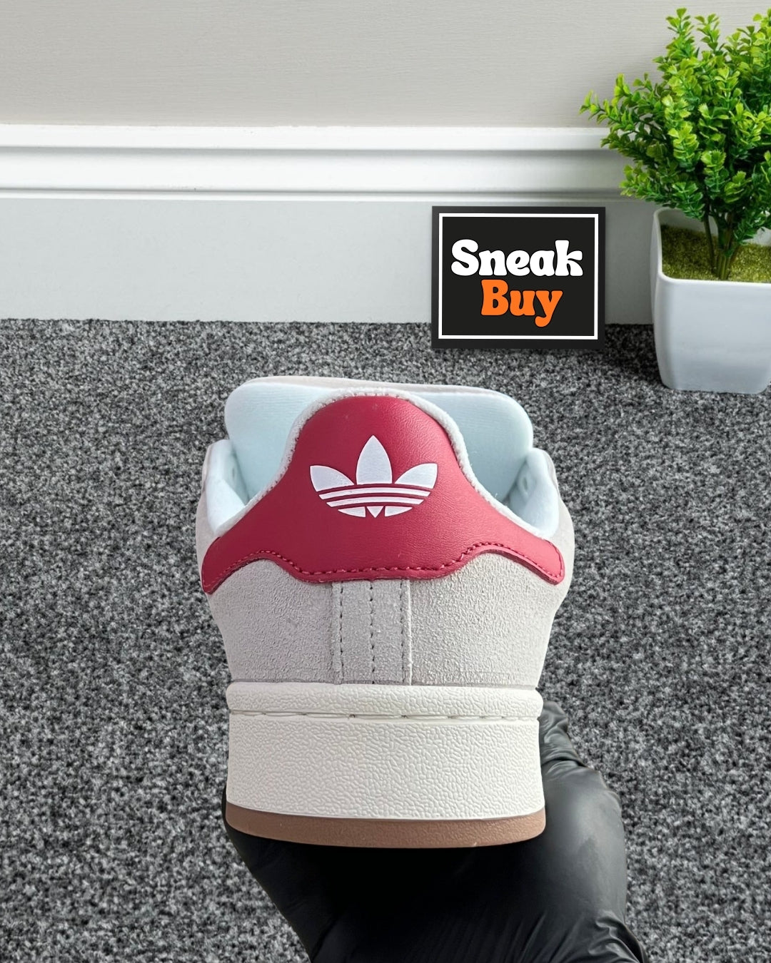 Adidas Campus 00s “Crystal White Better Scarlet”