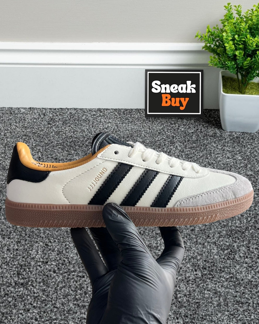 Adidas x JJJJound Samba OG "Off White/Core Black"