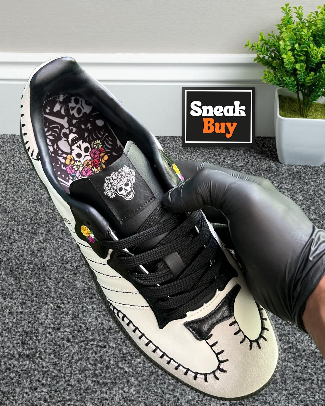 Adidas Samba OG "Día De Los Muertos - White"