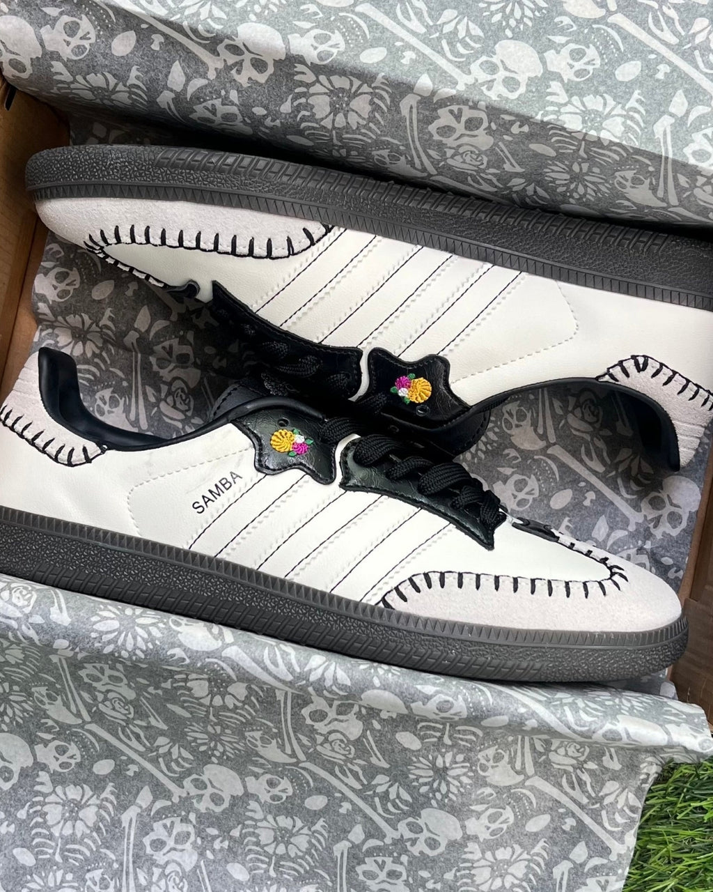 Adidas Samba OG "Día De Los Muertos - White"