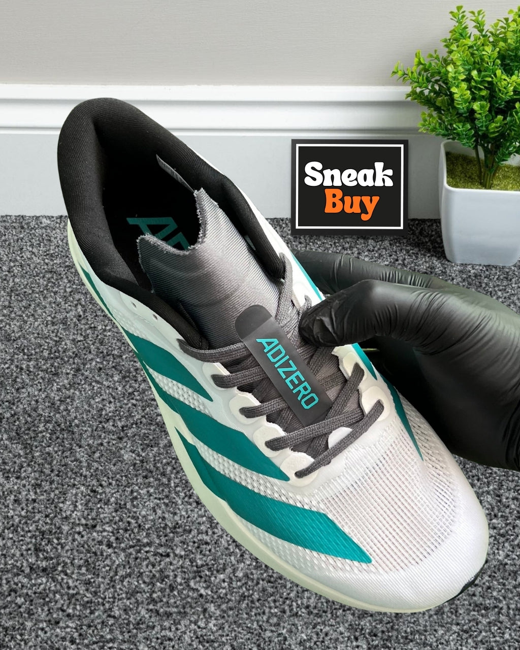 Adidas Adizero Evo SL “White Pure Teal”