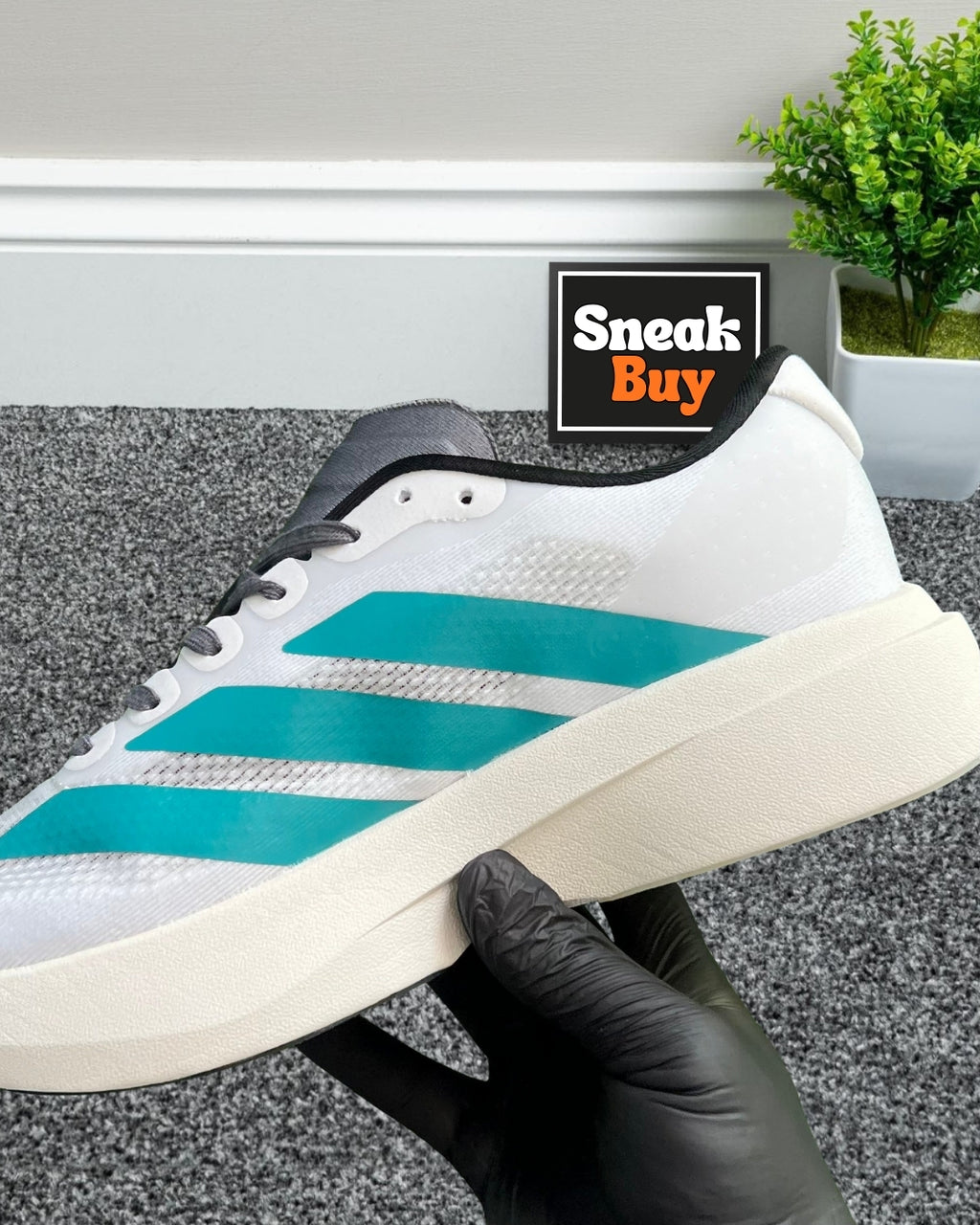 Adidas Adizero Evo SL “White Pure Teal”